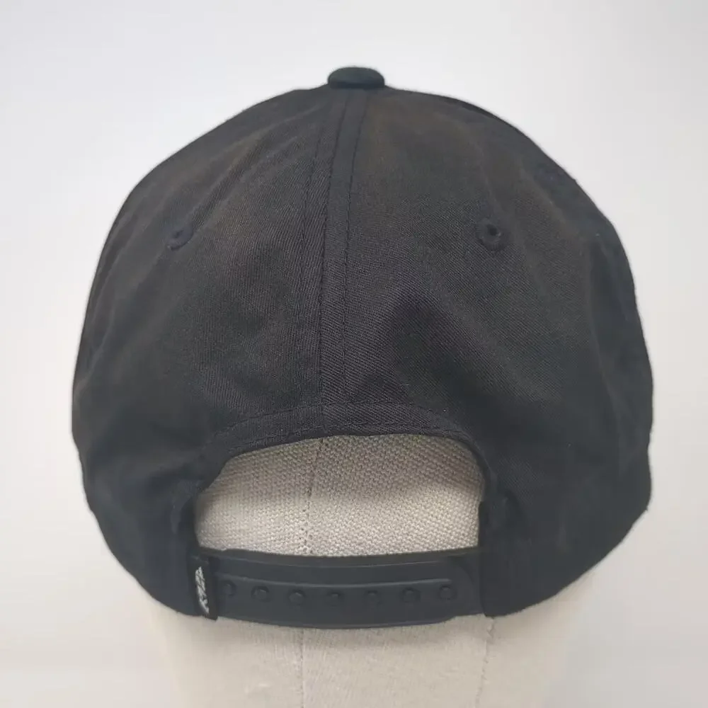 Fly Racing Snapback Hat Black Gray Rubber Logo OSFM Moto Racing Adjustable Cap - Picture 6 of 9